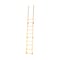 Vestil 161-1/2" Overall H, Dock Ladder, Walk-Through Style, 10 Step, Steel, 10 Steps, 300 lb. Load Capacity DKL-10 - alternate 2